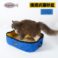 2017Doglemi Portable Outdoor Travel Cat Litera Box Pan Inodoro Plegable